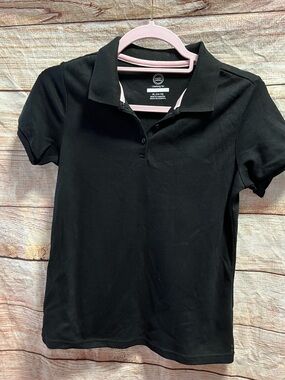 Wonder nation school uniform shirt-Black-girls 14/16